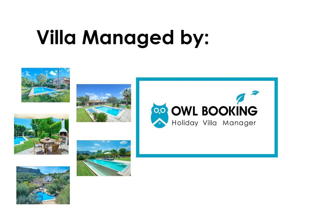 Owl Booking Villa Siquier - Luxury Retreat With Mountain Views 波连斯萨 外观 照片